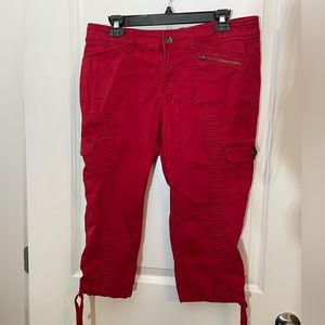 Red Cargo Pants